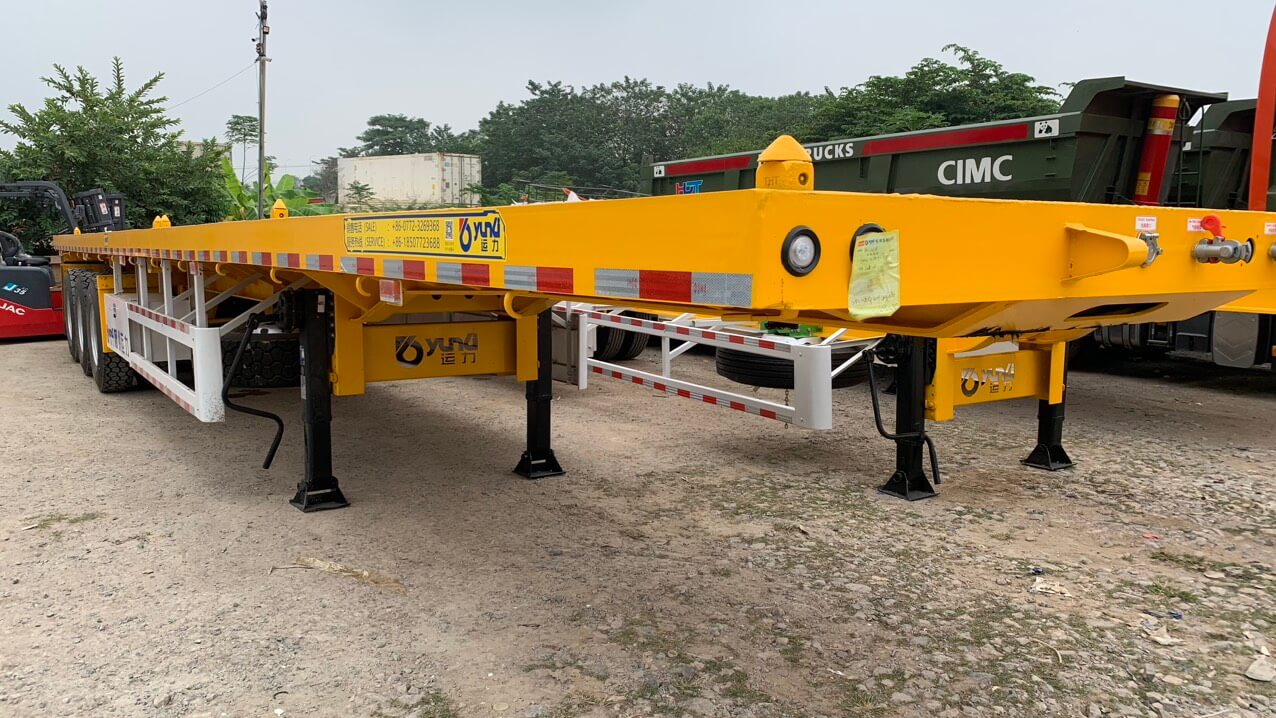 Sơ mi rơ mooc sàn 3 trục Yunli 45 FT